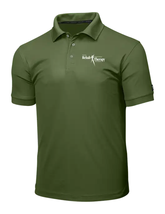 OGIO Olive Caliber 2.0 Polo w/Sports Rehab Logo