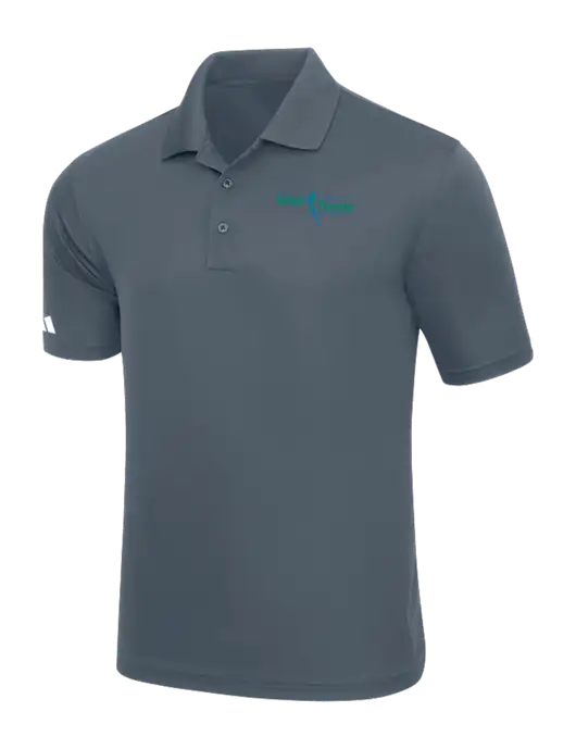 Adidas Medium Grey Basic Sport Polo w/Sports Rehab Logo