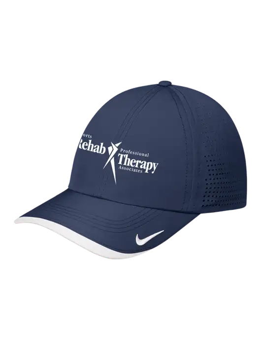 Nike Navy/White Dri-FIT Perforated Performance Cap w/Sports Rehab Logo