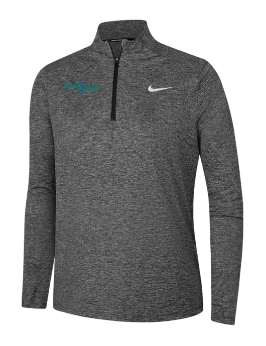 Nike Black Heather Womens Dri-FIT Element 1/2-Zip Pullover w/Sports Rehab Logo