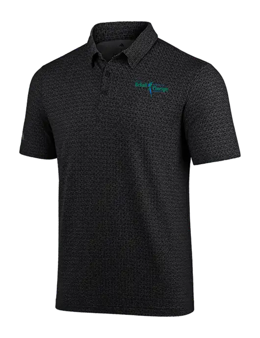 Adidas Black Printed Blend Polo w/Sports Rehab Logo