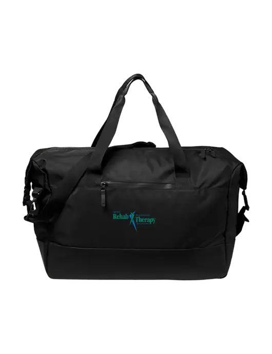 Mercer+Mettle Black Weekender Duffel w/Sports Rehab Logo