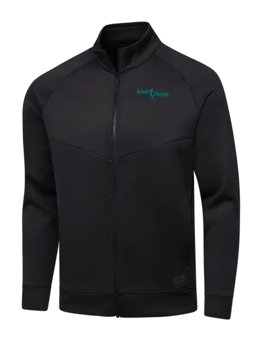 OGIO Black Endurance Modern Performance Full-Zip w/Sports Rehab Logo