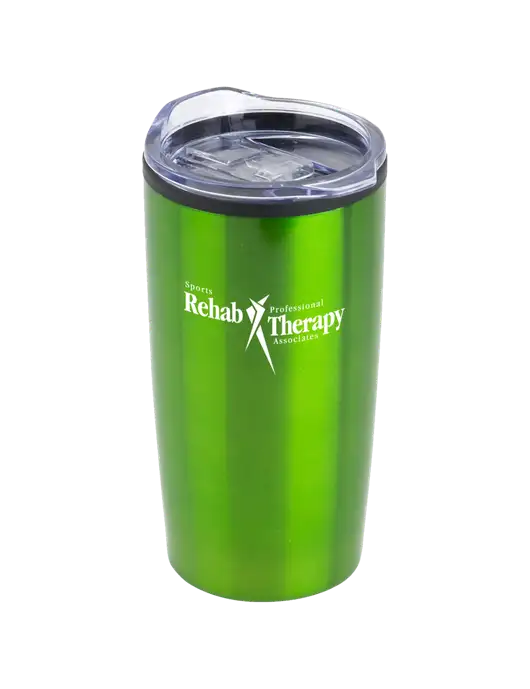 Olympus Green 20 oz Tumbler w/Sports Rehab Logo