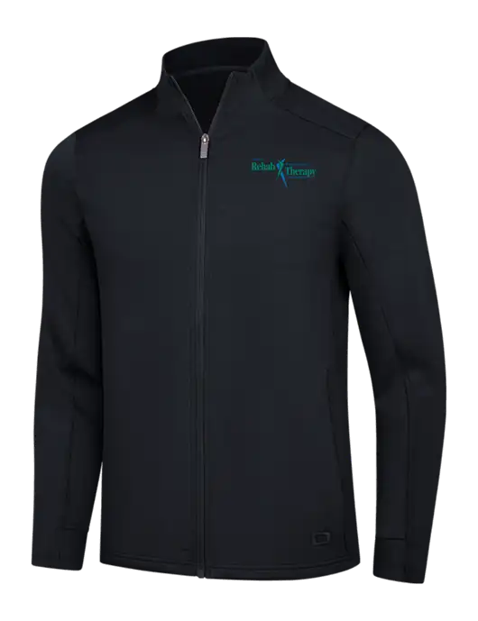 OGIO Black Transcend Full-Zip w/Sports Rehab Logo
