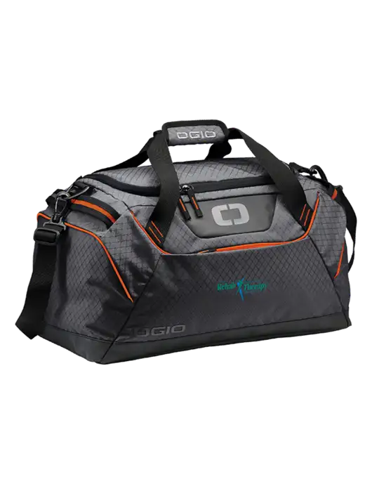 OGIO Tarmac/Orange Catalyst Duffle
 w/Sports Rehab Logo
