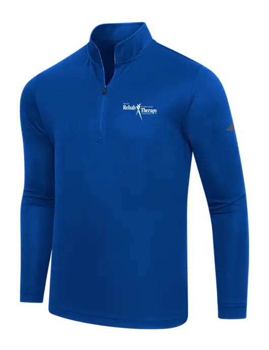 Adidas Royal Lightweight Quarter Zip Pullover w/Sports Rehab Logo