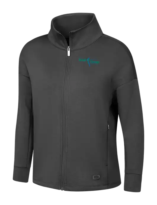 OGIO Womens Dark Grey Transcend Full-Zip w/Sports Rehab Logo