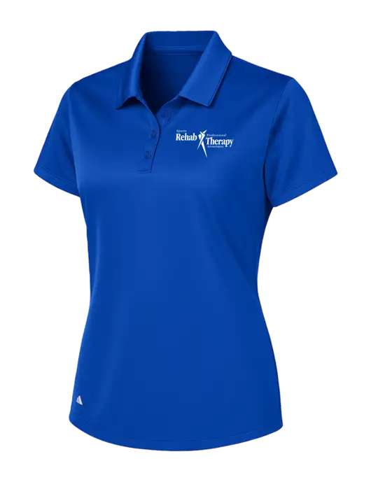 Adidas Royal Womens Basic Sport Polo w/Sports Rehab Logo