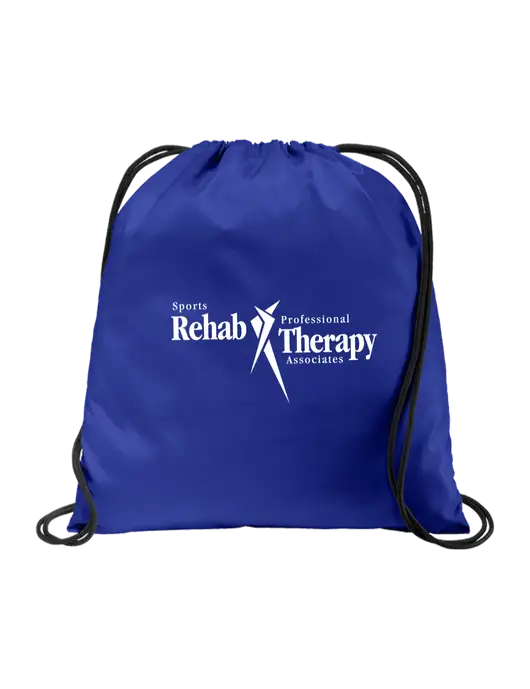 Drawstring  Royal Cinch Pack w/Sports Rehab Logo