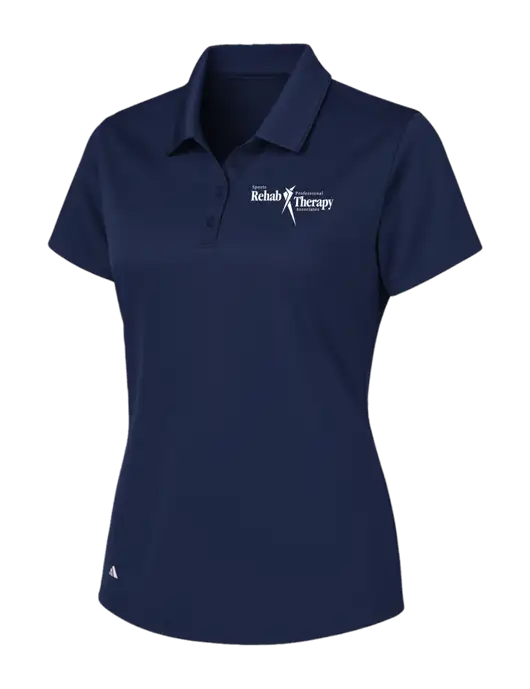 Adidas Navy Womens Basic Sport Polo w/Sports Rehab Logo
