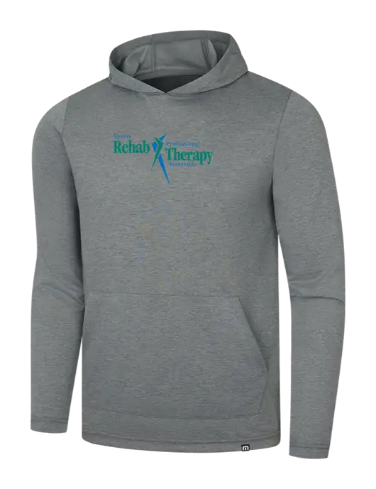 TravisMathew Dark Grey Heather Coveside Hoodie w/Sports Rehab Logo