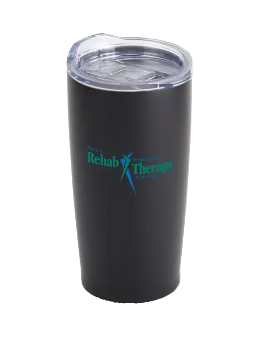 Society Black 20 oz Insulated Tumbler w/Sports Rehab Logo