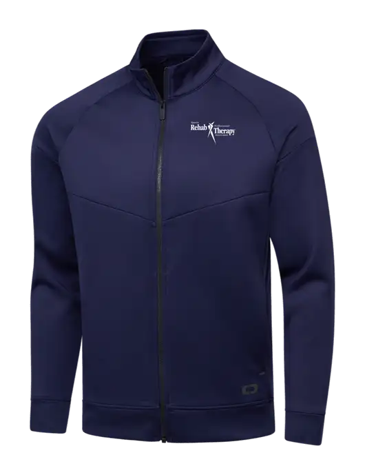 OGIO Navy Endurance Modern Performance Full-Zip w/Sports Rehab Logo