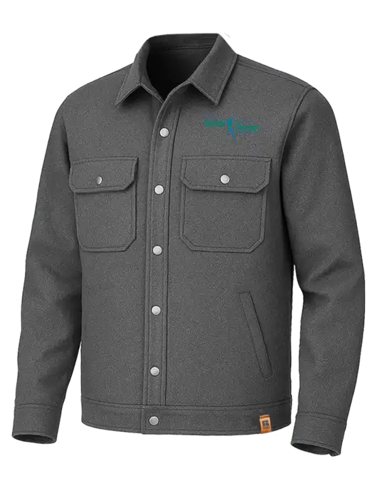 Russell Outdoors Dark Grey Heather Basin Jacket w/Sports Rehab Logo