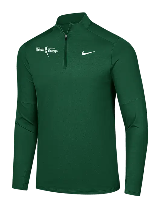 Nike Dark Green Dri-FIT Element 1/2-Zip Pullover w/Sports Rehab Logo
