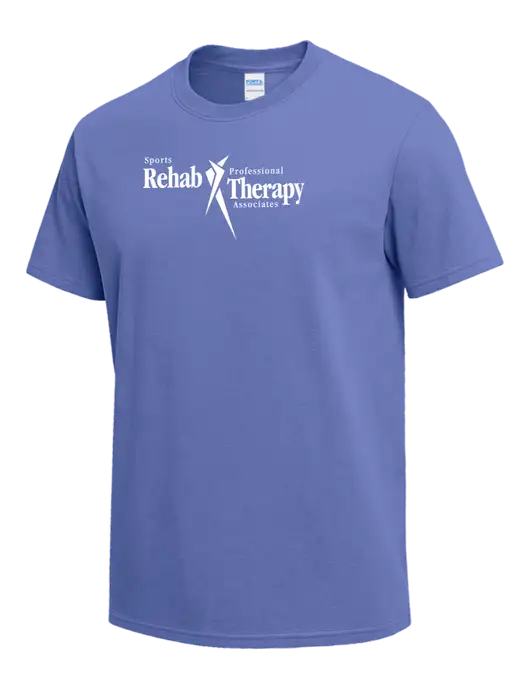 Light Purple Heavyweight 6.1 oz T-Shirt w/Sports Rehab Logo