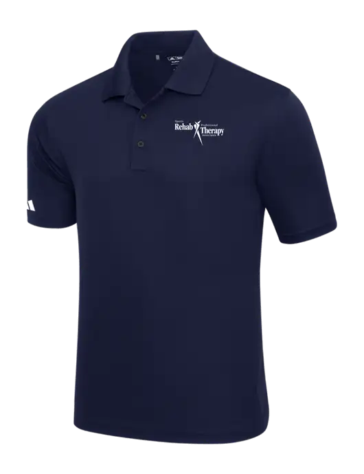 Adidas Navy Basic Sport Polo w/Sports Rehab Logo