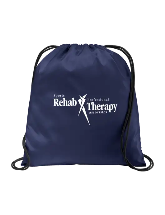 Drawstring  True Navy Cinch Pack w/Sports Rehab Logo