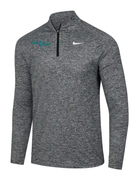 Nike Black Heather Dri-FIT Element 1/2-Zip Pullover w/Sports Rehab Logo