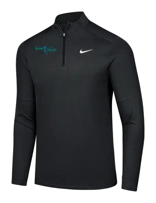 Nike Black Dri-FIT Element 1/2-Zip Pullover w/Sports Rehab Logo