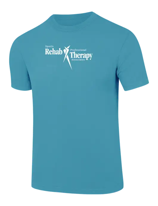 Comfort Colors 6.1 oz Sapphire Heavyweight Ring Spun T-Shirt w/Sports Rehab Logo