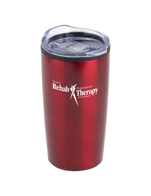 Olympus Red 20 oz Tumbler w/Sports Rehab Logo