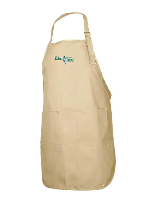 Full-Length Stone Apron With Pockets w/Sports Rehab Logo