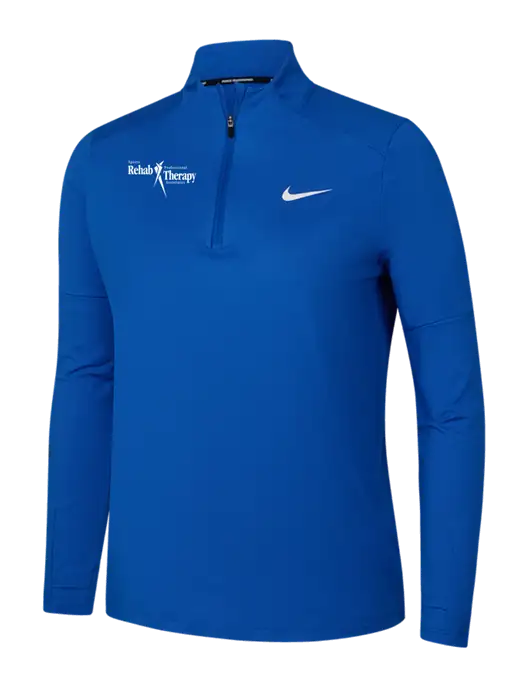 Nike Royal Womens Dri-FIT Element 1/2-Zip Pullover w/Sports Rehab Logo