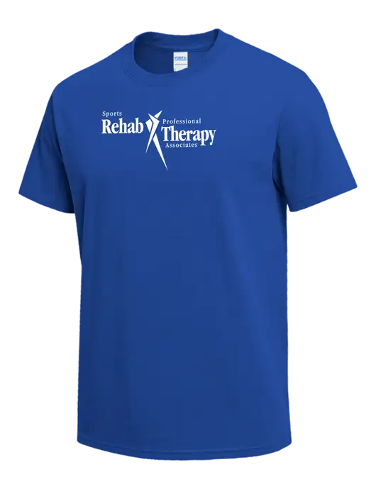 Dark Royal Heavyweight 6.1 oz T-Shirt w/Sports Rehab Logo