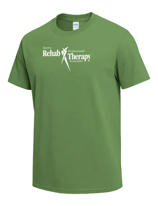 Light Kelly Green Heavyweight 6.1 oz T-Shirt w/Sports Rehab Logo