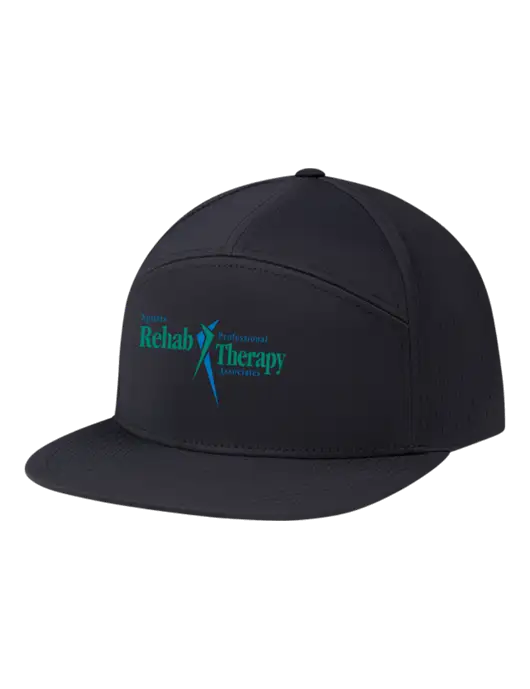 Richardson Black Cannon Cap w/Sports Rehab Logo