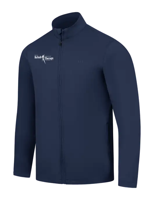 TravisMathew Navy Surfside Full-Zip Jacket w/Sports Rehab Logo