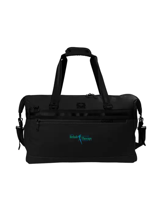 OGIO Black Commuter Duffel w/Sports Rehab Logo