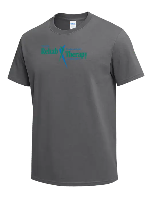 Medium Grey Heavyweight 6.1 oz T-Shirt w/Sports Rehab Logo