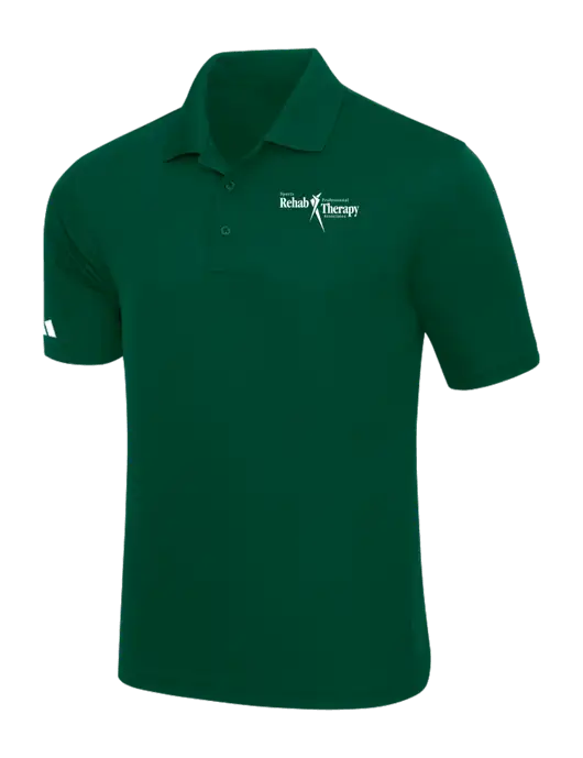 Adidas Dark Green Basic Sport Polo w/Sports Rehab Logo