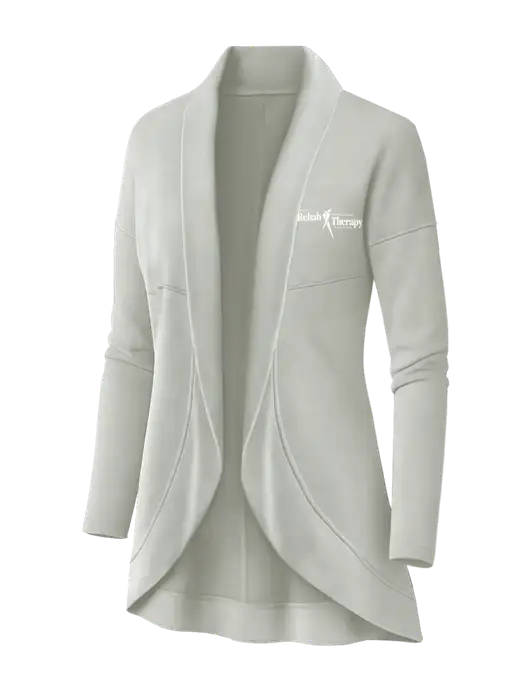 OGIO Ivory Snow Womens Luuma Cocoon Fleece w/Sports Rehab Logo