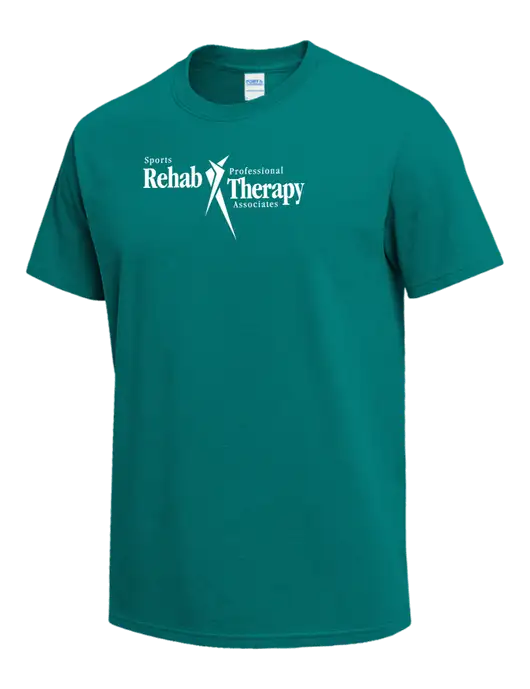 Teal Heavyweight 6.1 oz T-Shirt w/Sports Rehab Logo
