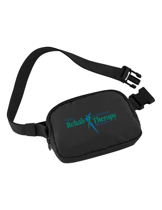 AeroLOFT Anywhere Black Belt Bag w/Sports Rehab Logo