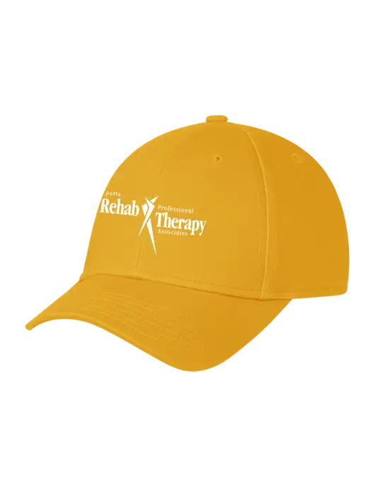 Yellow Gold Structured Cap Hook & Loop w/Sports Rehab Logo