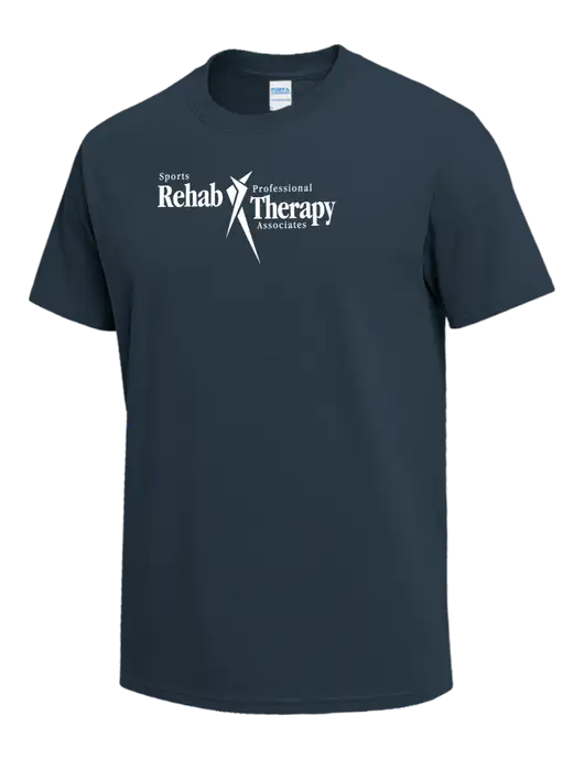 Dark Slate Blue Heavyweight 6.1 oz T-Shirt w/Sports Rehab Logo