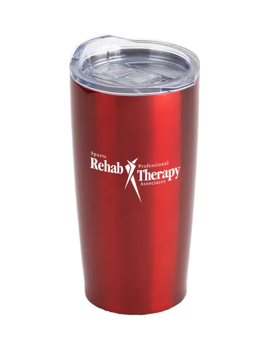 Society Red 20 oz Insulated Tumbler w/Sports Rehab Logo