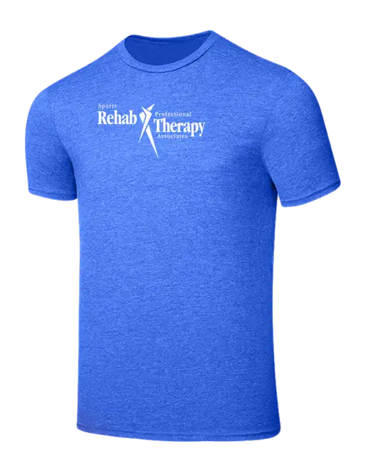 Seriously Soft Royal Frost T-Shirt w/Sports Rehab Logo
