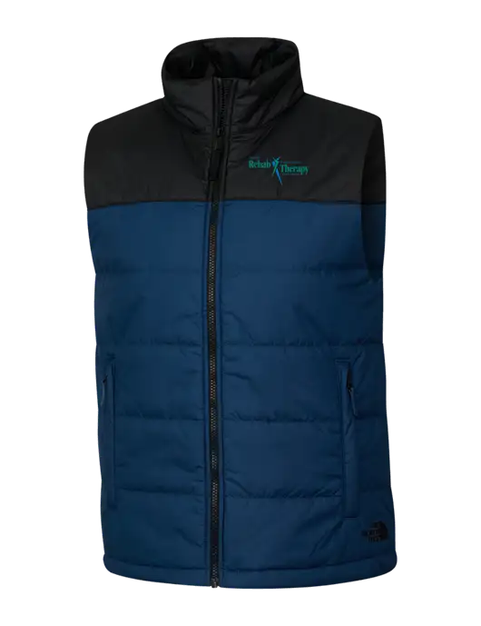 The North Face Navy Everyday Insulated Vest w/Sports Rehab Logo