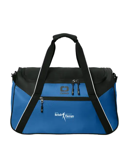 OGIO Light Navy/Black Inception Duffel w/Sports Rehab Logo