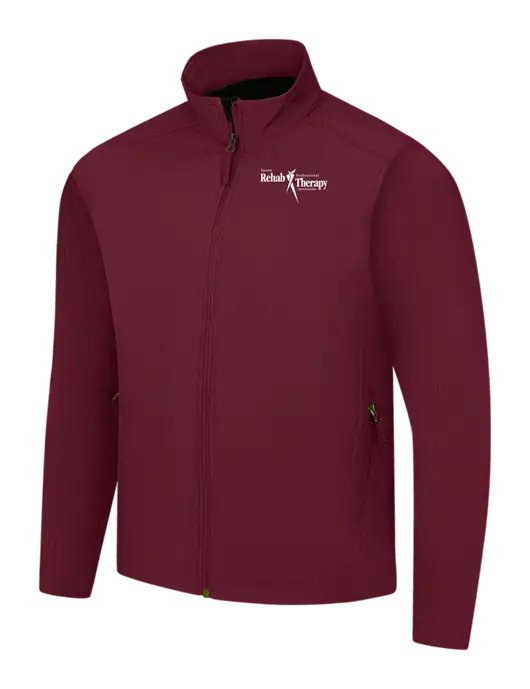 Maroon Core Soft Shell Jacket w/Sports Rehab Logo
