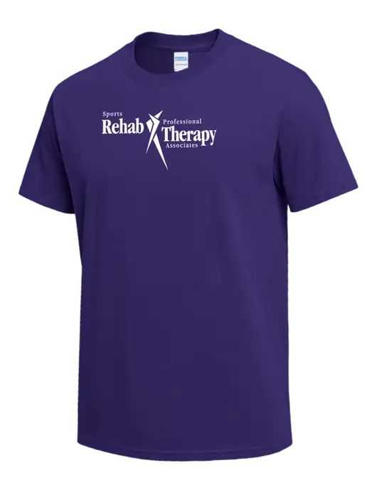 Purple Heavyweight 6.1 oz T-Shirt w/Sports Rehab Logo