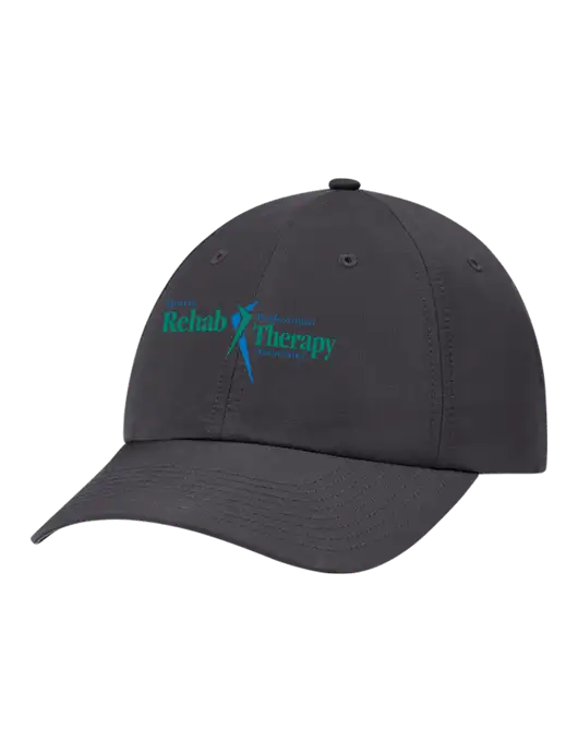 Richardson Relaxed Performance Lite Dark Grey Cap w/Sports Rehab Logo