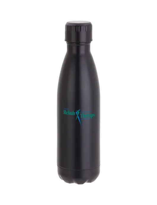 City Go Matte Black 17 oz Insulated Bottle w/Sports Rehab Logo