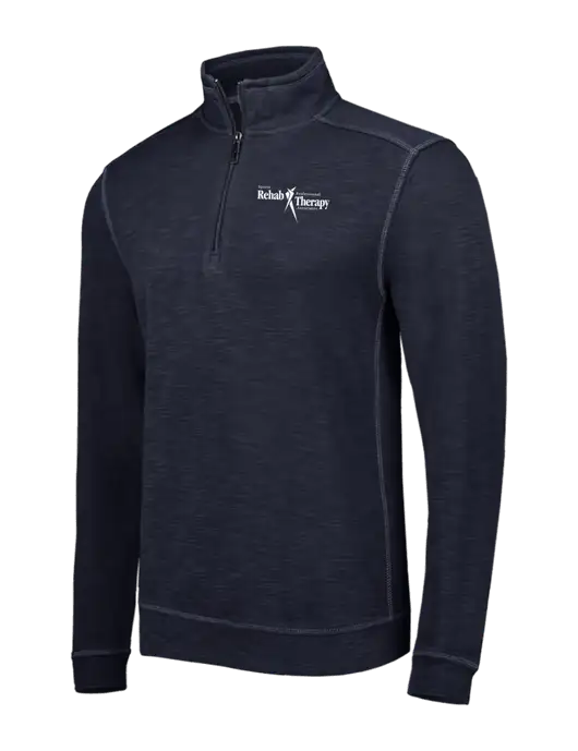 Tommy Bahama Navy Tobago Bay 1/2 Zip w/Sports Rehab Logo